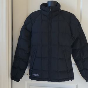 Columbia Sportswear Black Down Puffer Jacket Sz S
